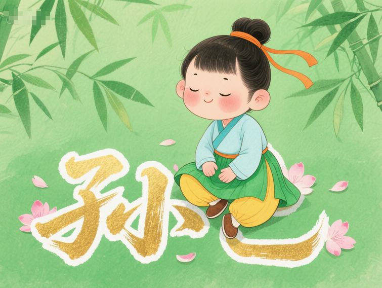 孫姓朗朗上口的名字,百聽不厭，辨識(shí)度高